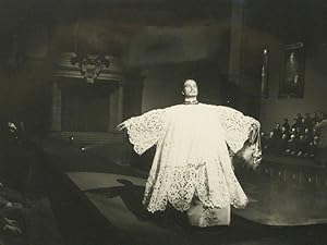Federico Fellini. Roma. Foto di scena durante la lavorazione del film nel 1972