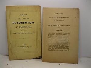 Catalogue de livres de numismatique et d'archeologie qui se trouvent chez M. Rollin, rue Vivienne...