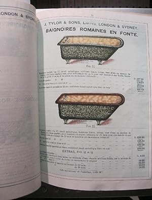 Catalogue illustre'. J. Tylor & Sons limited ingenieurs sanitaires constructeurs d'appareils sani...