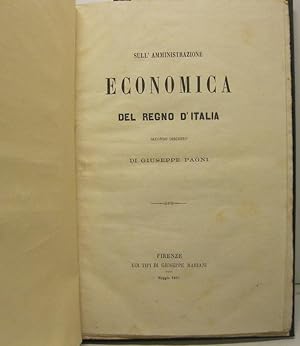 Sull'amministrazione economica del Regno d'Italia - Secondo discorso di Giuseppe Pagni