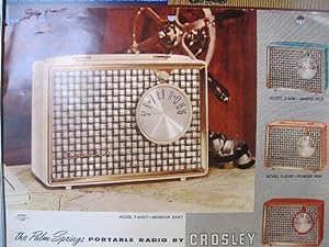 The Palm Springs portable radio by Crosley. Model P-60