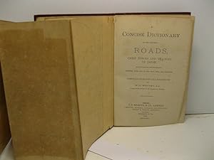 A concise dictionary of the principal roads, chief towns and villages of Japan with populations, ...