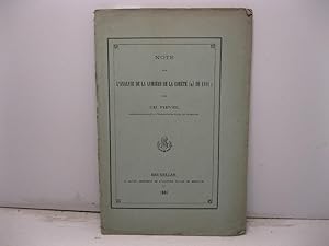 Note sur l'analyse de la lumie're de la come'te (b) de 1881