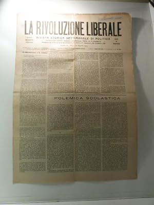 La rivoluzione liberale. Rivista storica settimanale di politica, anno Ii, n. 9, 10 aprile 1923