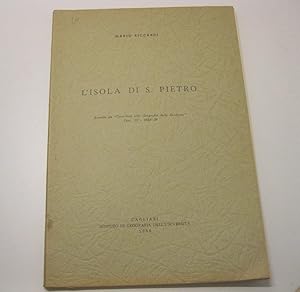 L'isola di San Pietro Estratto da 'Contributi alla Geografia della Sardegna'. Fasc. IV - 1958 - 59