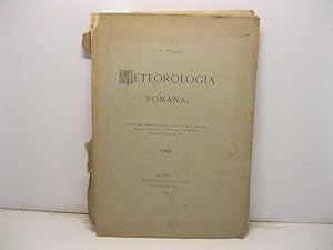 Meteorologia romana. Estratto dalla Monografia archeologica e statistica di Roma e Campagna Roman...