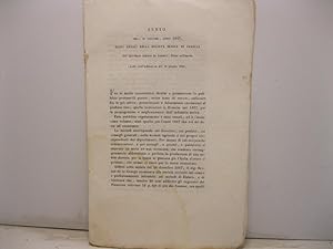 Bild des Verkufers fr Sunto dell'XI volume, anno 1847, degli Annali della Societa' serica di Francia zum Verkauf von Coenobium Libreria antiquaria