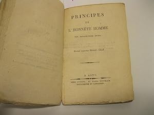 Principes de l'honnete homme, par Bonaventure Incisa. Domet respectus Honesti. Claud.