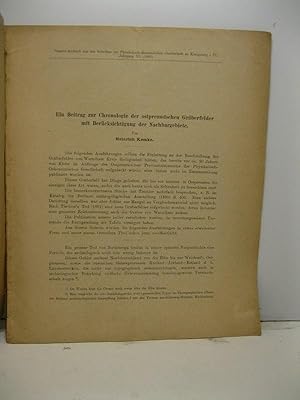 Ein Beitrag zur Chronologie der ostpreuÃischen GrÃ¤berfelder mit BerÃ¼cksichtigung der Nachbarge...