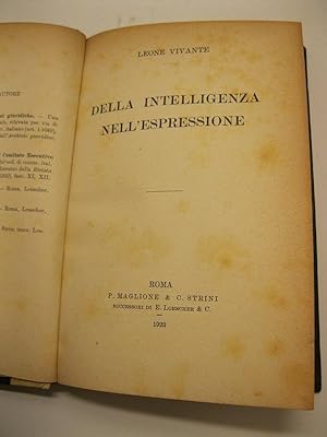 Della intelligenza nell'espressione