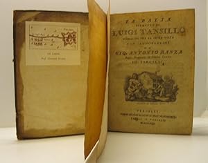 La balia poemetto di Luigi Tansillo pubblicato ora la prima volta con annotazioni da Gio. Antonio...