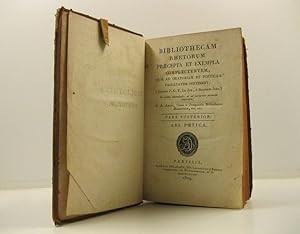 Bibliothecam rhetorum praecepta et exempla complectentem quae ad oratoriam et poeticam facultatem...