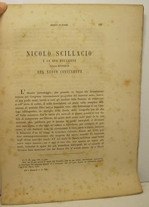 Nicolo' Scillacio e la sua relazione sulla scoperta del nuovo continente