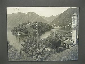 Lago di Como. Isola Comacina. Tre fotografie originali