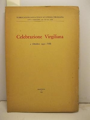 Celebrazione virgiliana, 2 ottobre 1930 - VIII