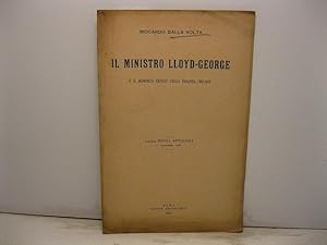 Il Ministro Lloyd-George e il momento critico della finanza inglese. Dalla Nuova Antologia, 1o se...