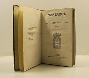 Bild des Verkufers fr MANIFESTE DES ROYALISTES PORTUGAIS 1838. zum Verkauf von Coenobium Libreria antiquaria