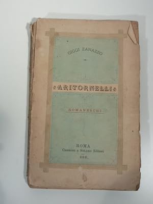 Aritornelli popolari romaneschi raccolti da Giggi Zanazzo