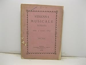 Strenna musicale romana per l'anno 1870