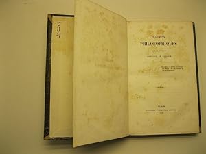 Fragmens philosophiques par le marquis Gustave De Cavour