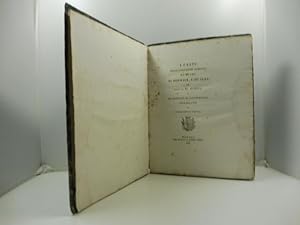 Seller image for I fasti delle nobilissime famiglie de' Duchi di Berwick, e di Alba, de' Conti di Modica e de' Principi di Ventimiglia. Poemetto di Gioacchino Ponta for sale by Coenobium Libreria antiquaria