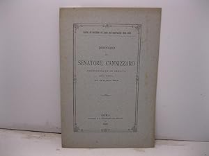 Discorso del senatore Cannizzaro pronunziato in senato nella tornata del 18 giugno 1892. Intorno ...