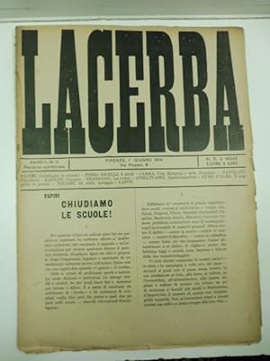 Lacerba. Periodico quindicinale, anno II, n. 11, Firenze, 1 giugno 1914
