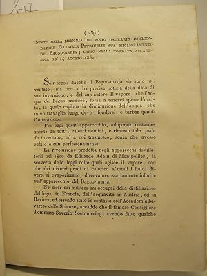 Sunto della memoria del socio onorario commendatore Gabriele Petrinelli sul miglioramento del bag...