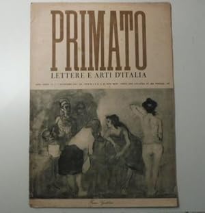 Bild des Verkufers fr Primato. Lettere e arti d'Italia, n. 17, 1 settembre 1942 zum Verkauf von Coenobium Libreria antiquaria