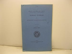 Ricerche ulteriori sulla distribuzione topografica delle industrie. Nota