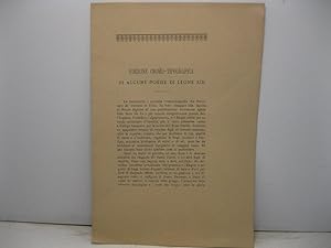 Edizione cromo-tipografica di alcune poesie di Leone XIII