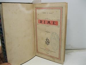 Seller image for Rime for sale by Coenobium Libreria antiquaria
