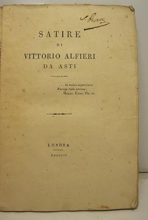 Satire di Vittorio Alfieri da Asti
