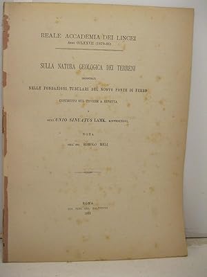 Sulla natura geologica dei terreni incontrati nelle fondazioni tubolari del nuovo ponte di ferro ...