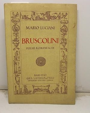 Immagine del venditore per Bruscolini. Poesie romanesche venduto da Coenobium Libreria antiquaria