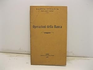 Banca d'Italia. Operazioni della banca