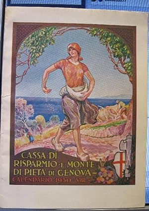 Cassa di risparmio e Monte di Pieta' di Genova, calendario 1930