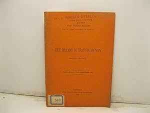 Due drammi di Ernesto Renan. saggio critico. Estratto dall'Ateneo Veneto, luglio-ottobre 1895