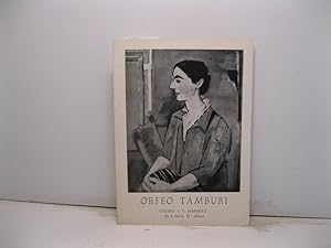 Orfeo Tamburi. Galleria V. E. Barbaroux, via S. Spirito, 19 - Milano