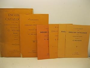English catalogue of the circulating library successor to G. Meiners. Milan, San Dalmazio 6; 1o s...
