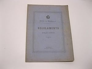 CITTA' DI MONCALVO - Regolamento Daziario