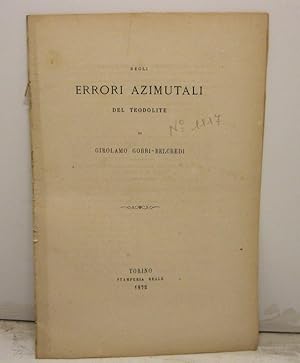 Degli errori azimutali del teodolite