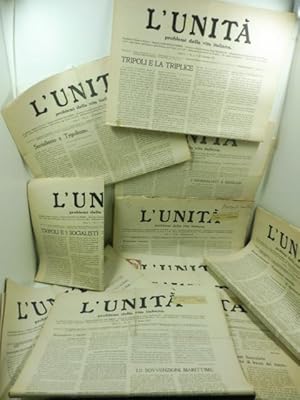 L'unita'. Problemi della vita italiana, anno I, n. 1, 16 dicembre 1911 - anno I, n. 55, 27 dicemb...