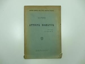 Governo generale dell'Africa orientale italiana. Alle fondamenta dell'impero. Attivita' normativa...