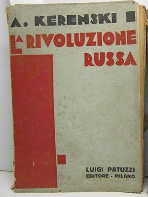 Bild des Verkufers fr La rivoluzione russa. zum Verkauf von Coenobium Libreria antiquaria