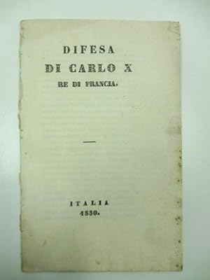 Difesa di Carlo X