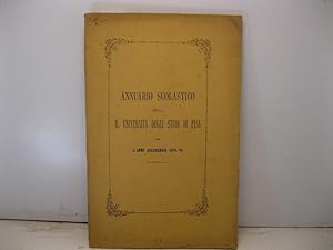 Bild des Verkufers fr Il concetto della unita' politica nei poeti italiani. Discorso del prof. Alessandro D'Ancona pronunziato il di' 16 novembre 1875 nella R. Universita' di Pisa in occasione della solenne riapertura degli studi zum Verkauf von Coenobium Libreria antiquaria