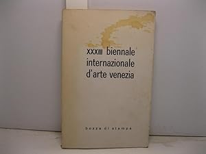 XXXIII Biennale internazionale d'arte Venezia (bozza di stampa)