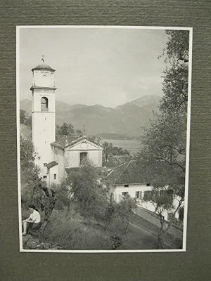Lago di Como. Convento nella Tremezzina. Fotografia originale