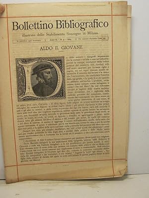 Bollettino bibliografico illustrato dello Stabilimento Sonzogno in Milano. Anno II, n. 5, 1884. A...